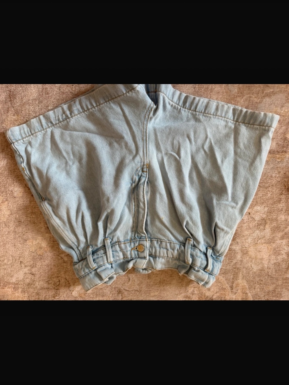 Zara Light Blue Denim Shorts
